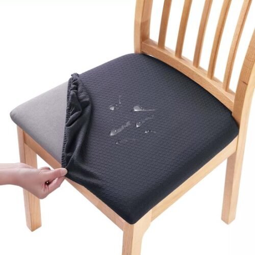 550x550-28041.jpg Unyqoos® Set van 6 waterafstotende stoelhoezen in donkergrijs voor eetkamerstoelen