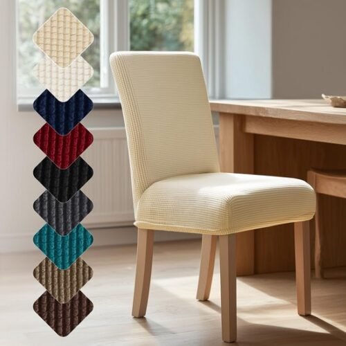 Unyqoos® Elastische stoelhoezen set van 2 voor stijlvolle en praktische bescherming