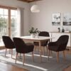 Unyqoos® Elastische en Wasbare Stoelhoezen voor Fauteuils en Eetkamerstoelen, Set van 2