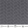550x550-28100.jpg Unyqoos® Set van 4 rekbare stoelhoezen voor eetkamerstoelen in modern grijs design