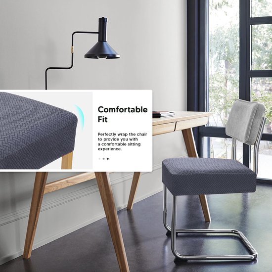 550x550-28203.jpg Unyqoos® Set van 6 elastische en wasbare stoelhoezen voor eetkamerstoelen