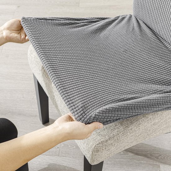 550x550-28242.jpg Unyqoos® Set van vier wasbare stretch stoelhoezen voor grote eetkamerstoelen