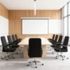 Unyqoos® Elastische wasbare stoelhoes voor bureaustoelen met ritssluiting en riemen