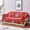 Unyqoos® Stijlvolle Geometrische Deken voor Bank, Bed en Stoel met Decoratieve Kwastjes