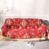 Unyqoos® Stijlvolle Geometrische Deken voor Bank, Bed en Stoel met Decoratieve Kwastjes