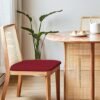 Unyqoos® Set van 4 elastische fluwelen stoelhoezen voor eetkamerstoelen