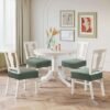 Unyqoos® Elastische en stijlvolle stoelhoezen set van 4 voor eetkamerstoelen