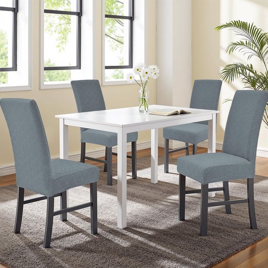 550x550-28334.jpg Unyqoos® Stretchbare en Wasbare Stoelhoezen Set van 6 voor Diverse Stoelen en Gelegenheden