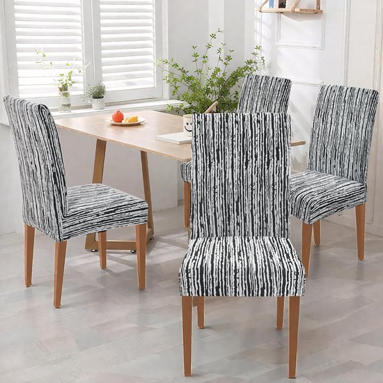 550x550-28343.jpg Unyqoos® Set van 6 rekbare stoelhoezen voor eetkamerstoelen - Wasbaar en universeel voor diverse gelegenheden