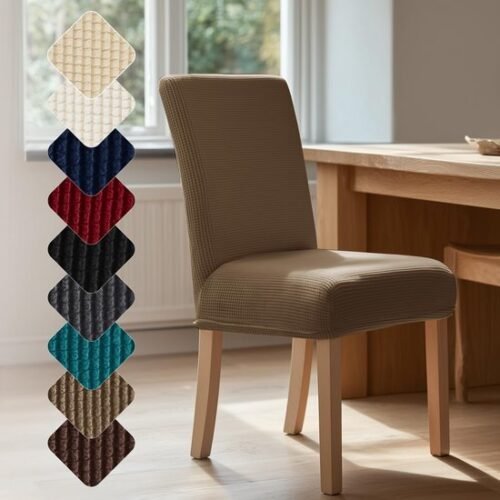 Unyqoos® Elastische stoelhoezen set van 2 voor veelzijdige bescherming en stijl