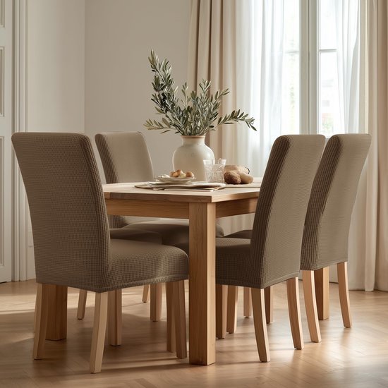 Unyqoos® Elastische stoelhoezen set van 2 voor veelzijdige bescherming en stijl