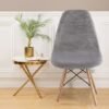 550x550-28384.jpg Unyqoos® Set van 4 fluwelen stretch stoelhoezen voor eetkamerstoelen zilvergrijs