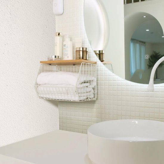 Unyqoos ® Fruitschaal Met Veelzijdige Opbergmogelijkheden Voor Keuken, Badkamer En Meer - Gelaagd En Wandmontage Opties