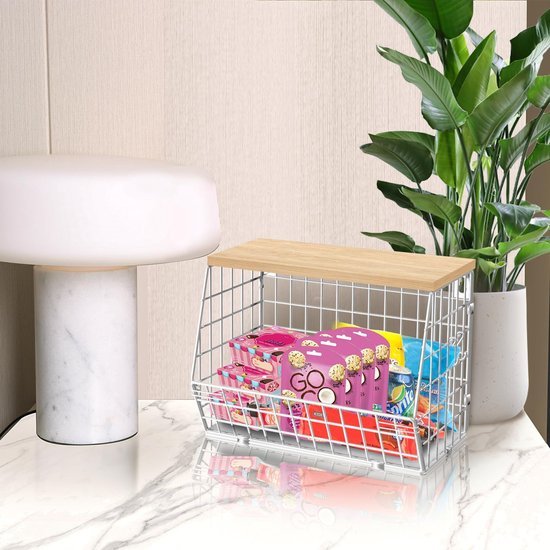 Unyqoos ® Fruitschaal Met Veelzijdige Opbergmogelijkheden Voor Keuken, Badkamer En Meer - Gelaagd En Wandmontage Opties