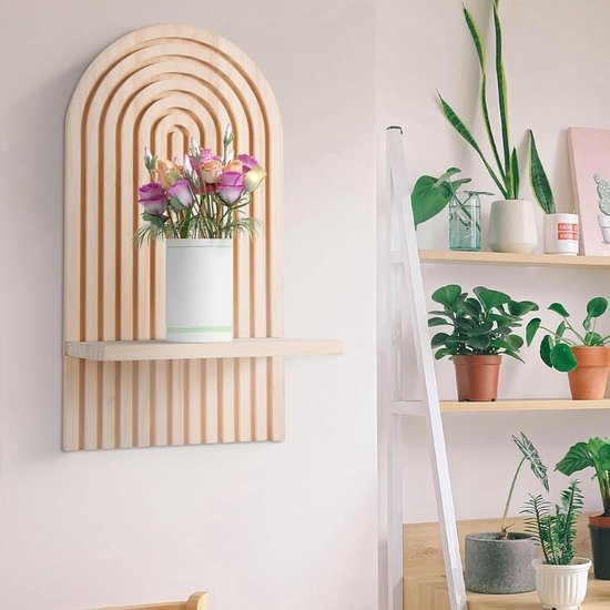 Unyqoos ® Houten Boho Wandrek voor Stijlvolle Woonkamer en Slaapkamer Decoratie