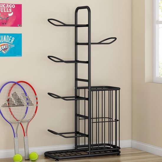 Unyqoos® Stabiele en Ruimtebesparende Ballenopslag voor Binnen en Buiten met Flexibele Montageopties