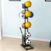 Unyqoos® Multifunctioneel Verticaal Sport Opbergrek met Ruimte voor Ballen en Accessoires