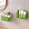 Unyqoos® Transparante zelfklevende doucheplanken set voor georganiseerde badkamer en keuken