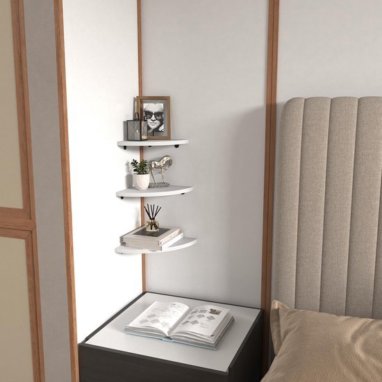 550x550-28503.jpg Unyqoos® Set van 6 multifunctionele hoekplanken voor elke ruimte in huis