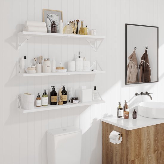 550x550-28567.jpg Unyqoos® Set van drie zwevende wandplanken voor diverse ruimtes in huis