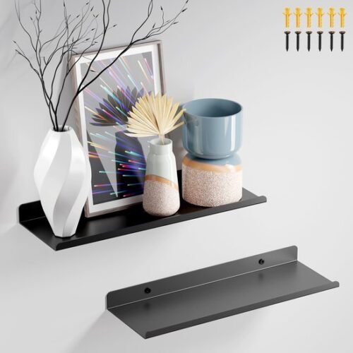 550x550-28585.jpg Unyqoos® Stijlvolle Metalen Wandplanken Set van 2 - Industrieel Design voor Diverse Ruimtes