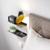 Unyqoos® Stijlvolle Metalen Wandplanken Set van 2 - Industrieel Design voor Diverse Ruimtes
