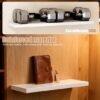 Unyqoos® Wandplank van massief hout in wit met moderne uitstraling en hoge draagkracht