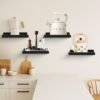 Unyqoos® Set van twee rustieke houten wandplanken voor decoratie en opslag