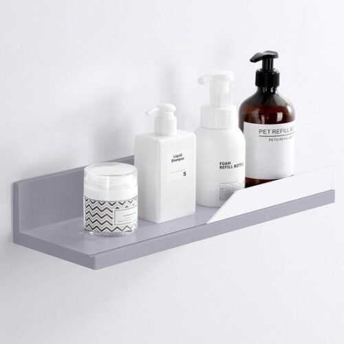 Unyqoos® Zelfklevende zwevende badkamerplank voor eenvoudige wandmontage zonder boren