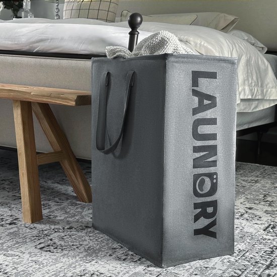 550x550-28705.jpg Unyqoos® Set van 2 Ruime en Opvouwbare Wasmanden voor Diverse Opbergbehoeften in Huis