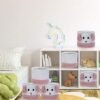 Unyqoos® Decoratieve Linnen Opbergmand voor Kinderen met Cartoon Design en Multifunctioneel Gebruik