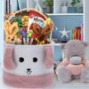 Unyqoos® Decoratieve Linnen Opbergmand voor Kinderen met Cartoon Design en Multifunctioneel Gebruik