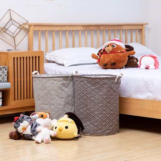 Unyqoos® Stijlvolle en Praktische Opvouwbare Wasmand met Grote Capaciteit en Waterdichte Voering
