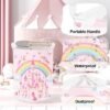 Unyqoos® Betoverende Opvouwbare Regenboog Eenhoorn Kinderwasmand voor Speelgoed en Kleding - 63 Liter Capaciteit