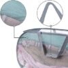 Unyqoos® Handige Opvouwbare Wasmand Set van 2 met Ademende Mesh en Zijvakken voor Reizen en Thuisgebruik