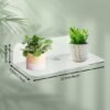550x550-28889.jpg Unyqoos® Set van twee transparante acryl wandplanken voor veelzijdige opslag en presentatie