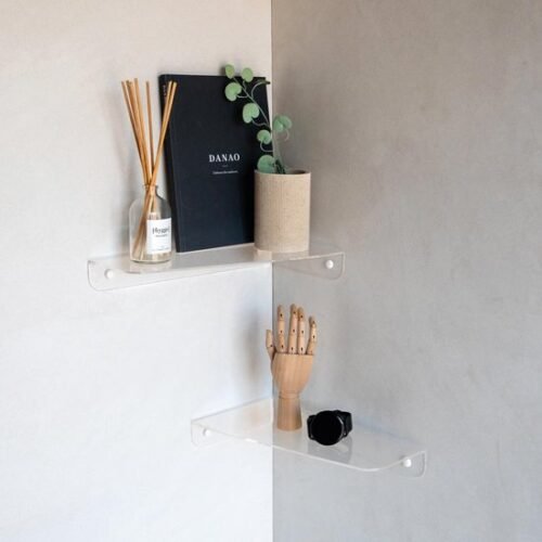 550x550-28928.jpg Unyqoos® Set van 2 veelzijdige plexiglas hoekplanken voor elke ruimte in huis
