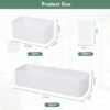 550x550-29022.jpg Unyqoos® Set van 4 zelfklevende opbergdozen voor badkamer en keuken zonder boren