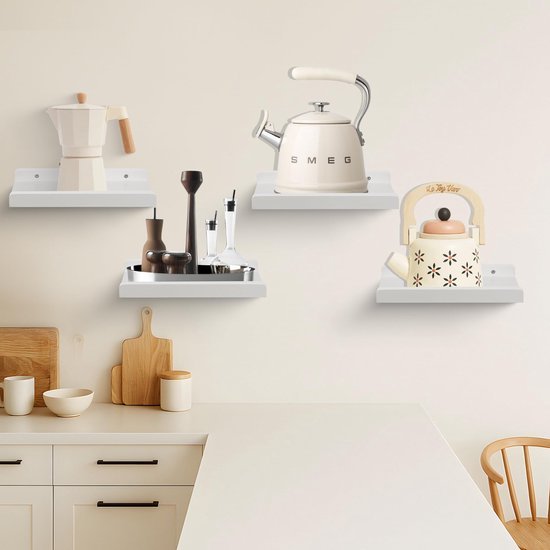 550x550-29037.jpg Unyqoos® Set van 2 rustieke houten wandplanken met beschermrand voor diverse ruimtes