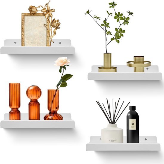550x550-29039.jpg Unyqoos® Set van 2 rustieke houten wandplanken met beschermrand voor diverse ruimtes