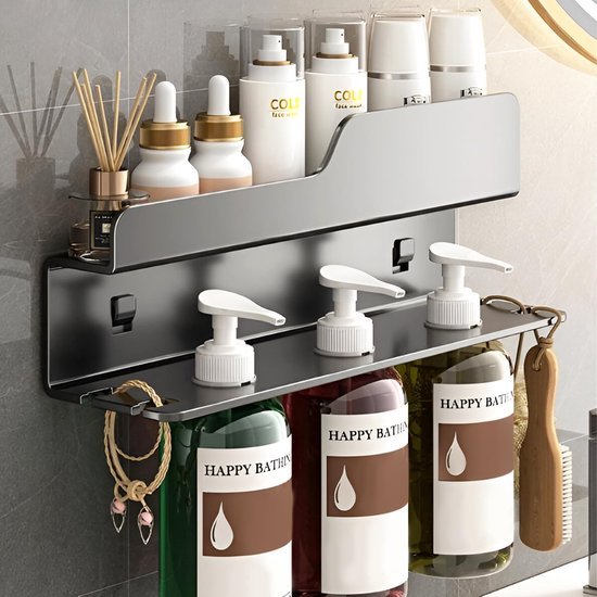 550x550-29043.jpg Unyqoos® Tweedelige badkamerorganizer zonder boren met sterke kleefkracht en roestvrij staal