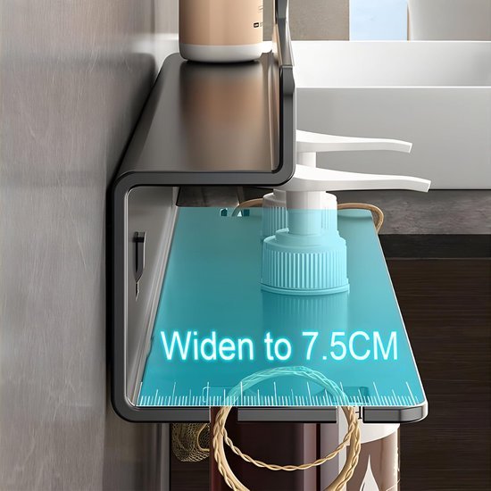 550x550-29046.jpg Unyqoos® Tweedelige badkamerorganizer zonder boren met sterke kleefkracht en roestvrij staal
