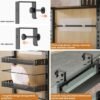 Unyqoos® Metalen deurhanger met verstelbare manden voor keuken en badkamer