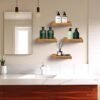 Unyqoos® Compacte zwevende wandplanken set voor decoratieve opbergruimte in huis