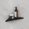 550x550-29148.jpg Unyqoos® Zwarte roestvrijstalen hoekplank set voor badkamer en keuken zonder boren