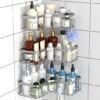Unyqoos® Innovatieve Zelfklevende Doucheplanken Set voor Ruimtebesparende Badkamerorganisatie