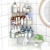 Unyqoos® Innovatieve Zelfklevende Doucheplanken Set voor Ruimtebesparende Badkamerorganisatie