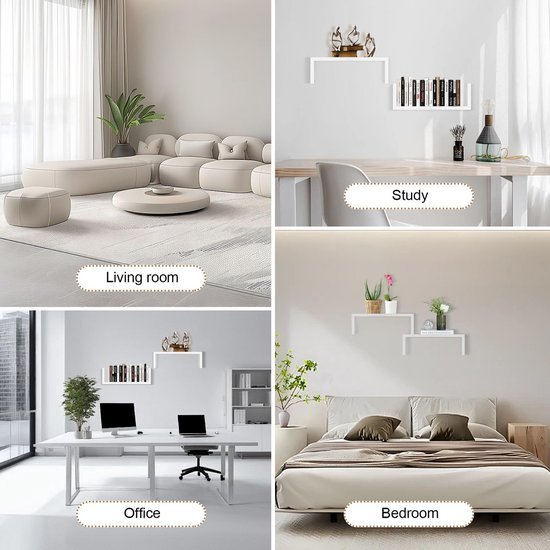 550x550-29213.jpg Unyqoos® Set van vijf zwevende wandplanken voor veelzijdige opslag en decoratie