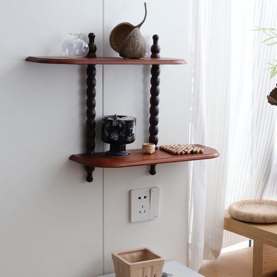 550x550-29249.jpg Unyqoos® Tweedelig zwevend wandrek van hout voor diverse interieurstijlen