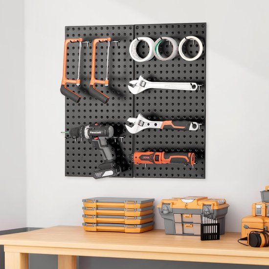 Unyqoos® stalen gereedschapswand voor efficiënte organisatie van gereedschappen